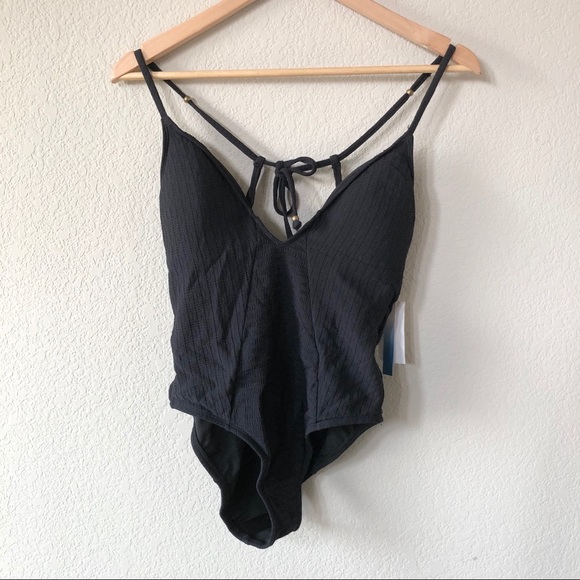NWT Lucky Brand Shoreline Chic Textured One Piece - Picture 4 of 5